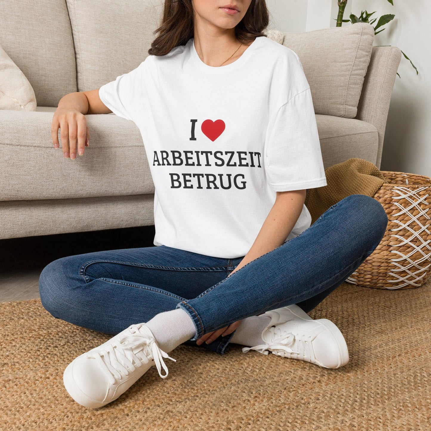I Love Arbeitszeitbetrug T-Shirt
