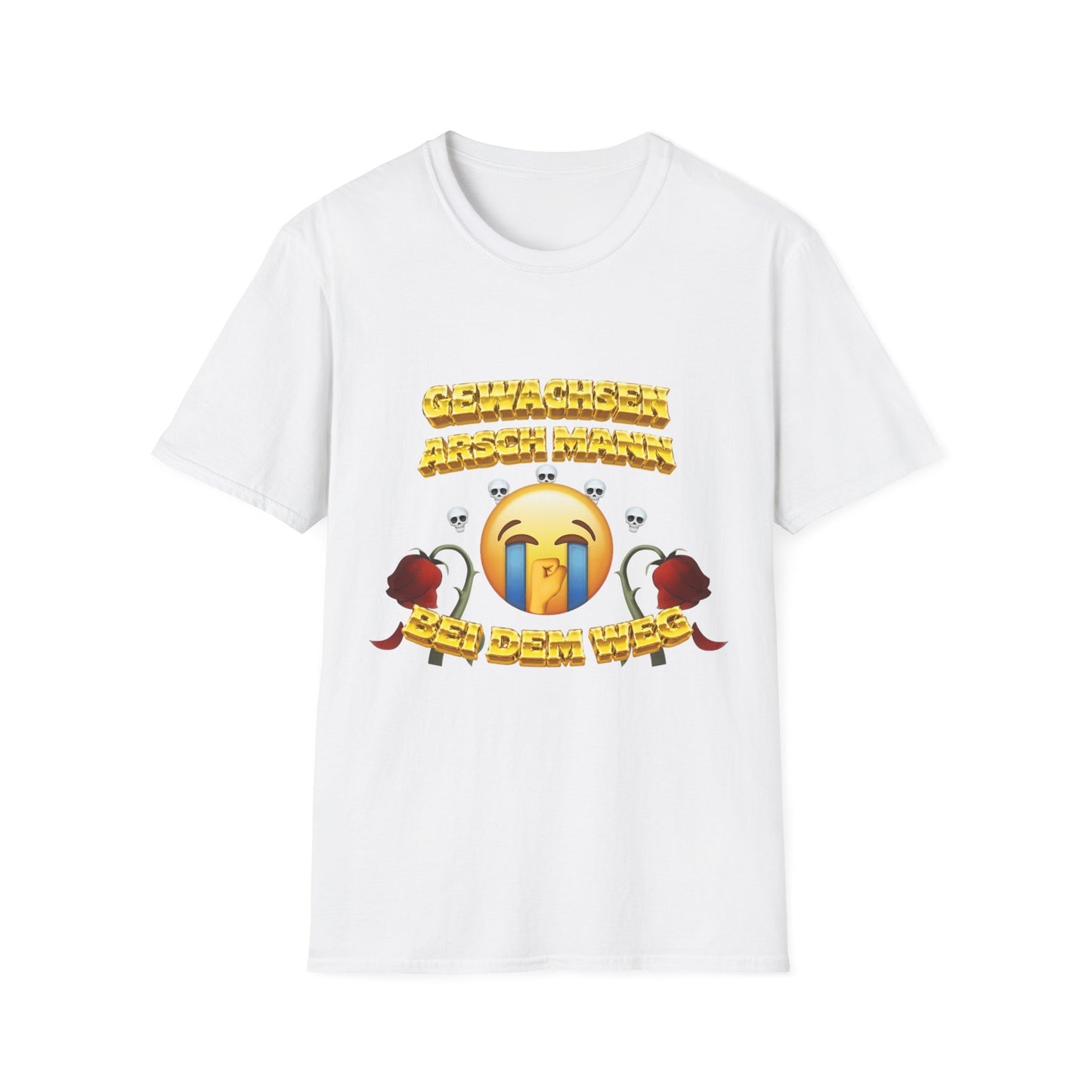 Gewachsen Arsch Mann Bei Dem Weg T-Shirt